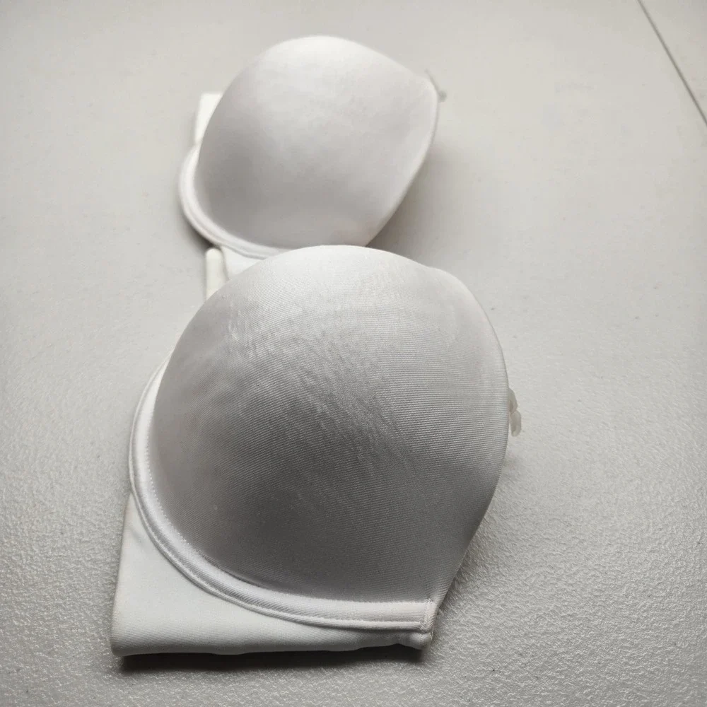 Vanity Fair Women Bra 38D White T Shirt Underwired Strapless Multi Way READ